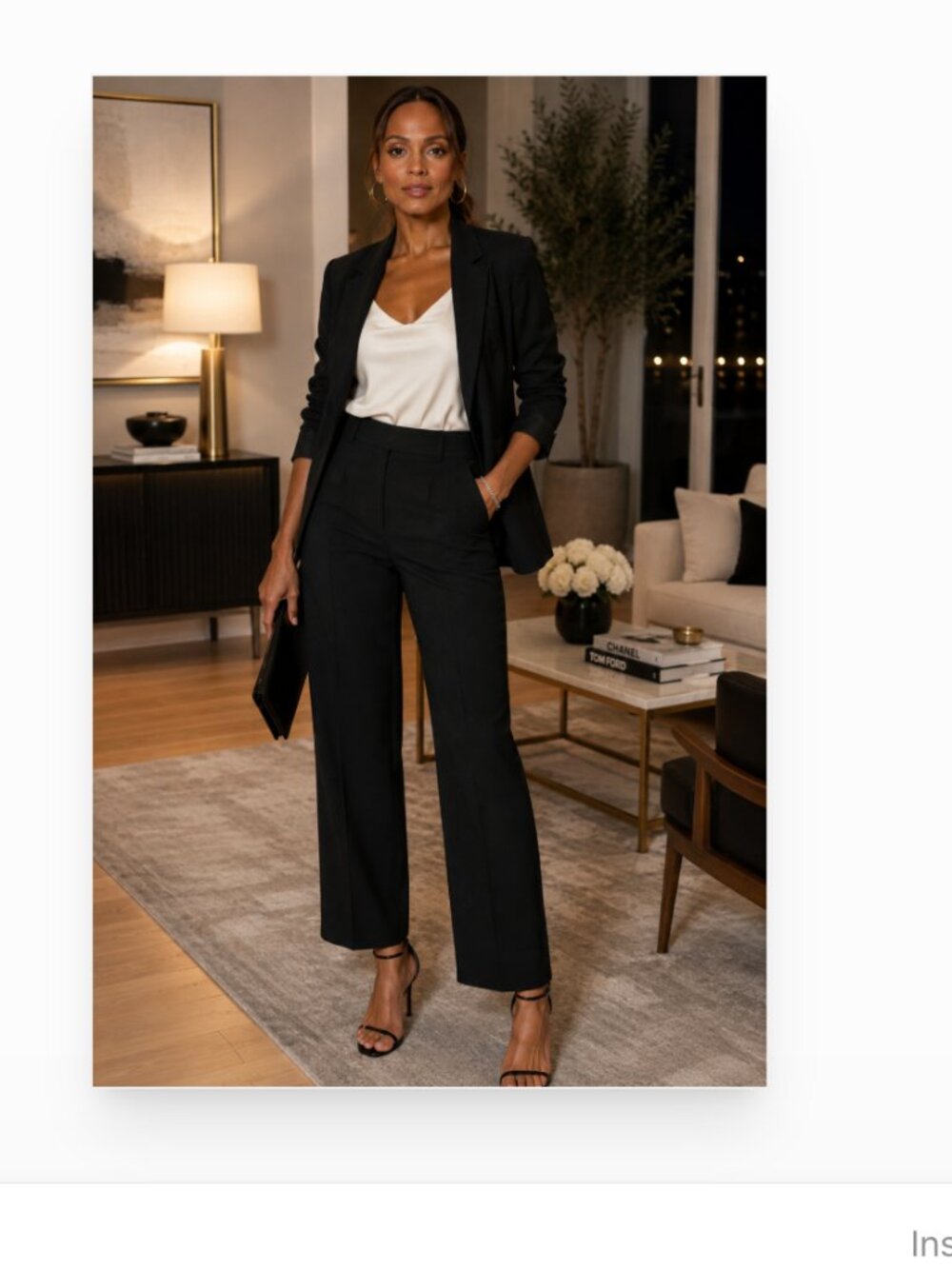 Dolce & Gabbana Made in Italy Black Fully Lined Luxury Dress Trousers Size 4